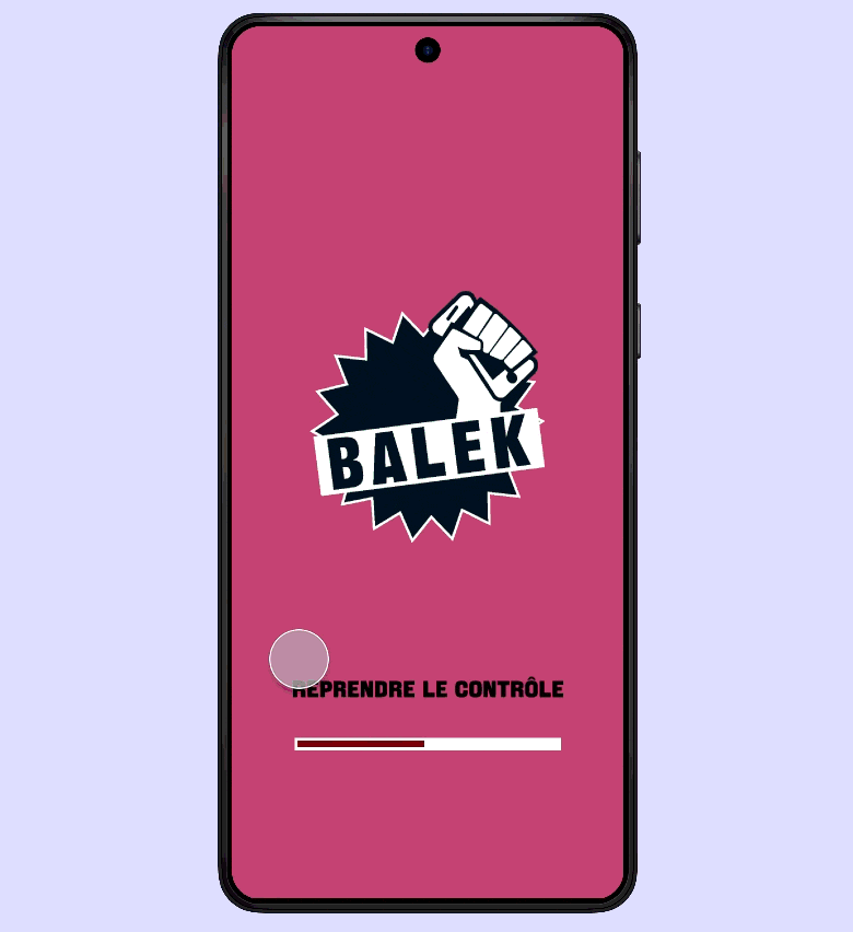 Navigation dans l'application mobile