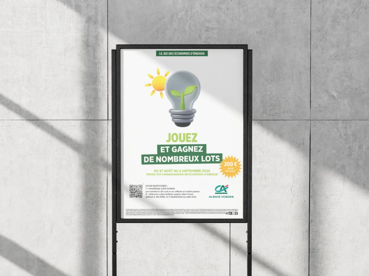 Affiche Crédit Agricole