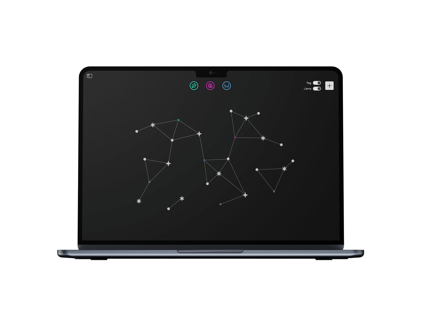 Interface avec une constellation
