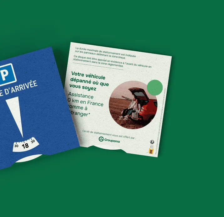 Disque de stationnement Groupama