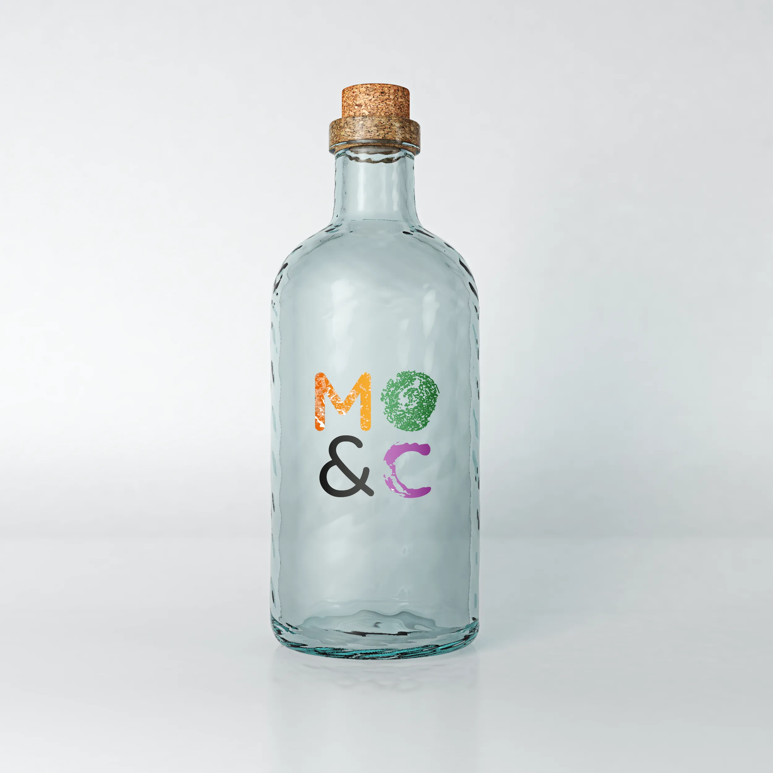 Bouteille avec le logo