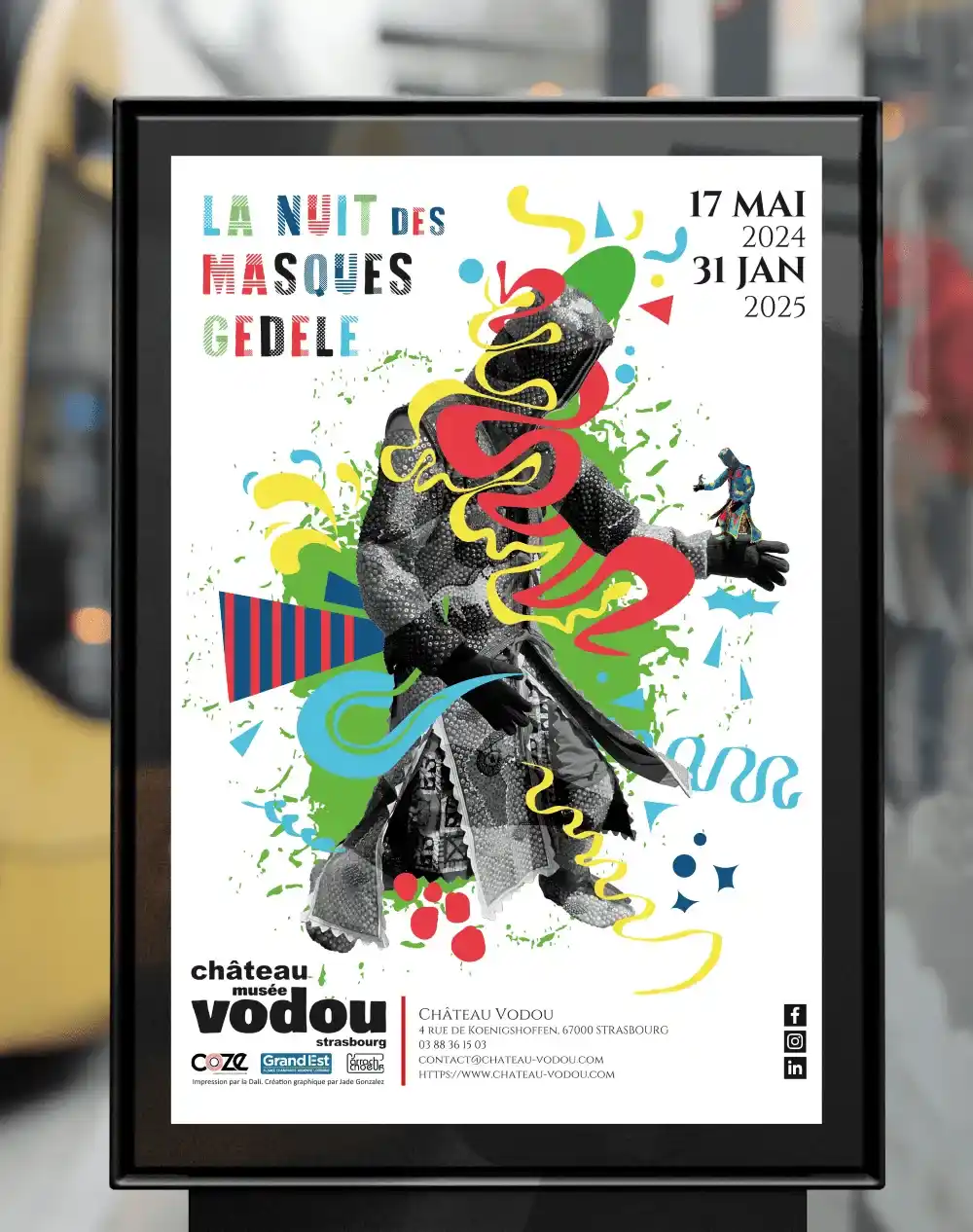 Affiche colorée