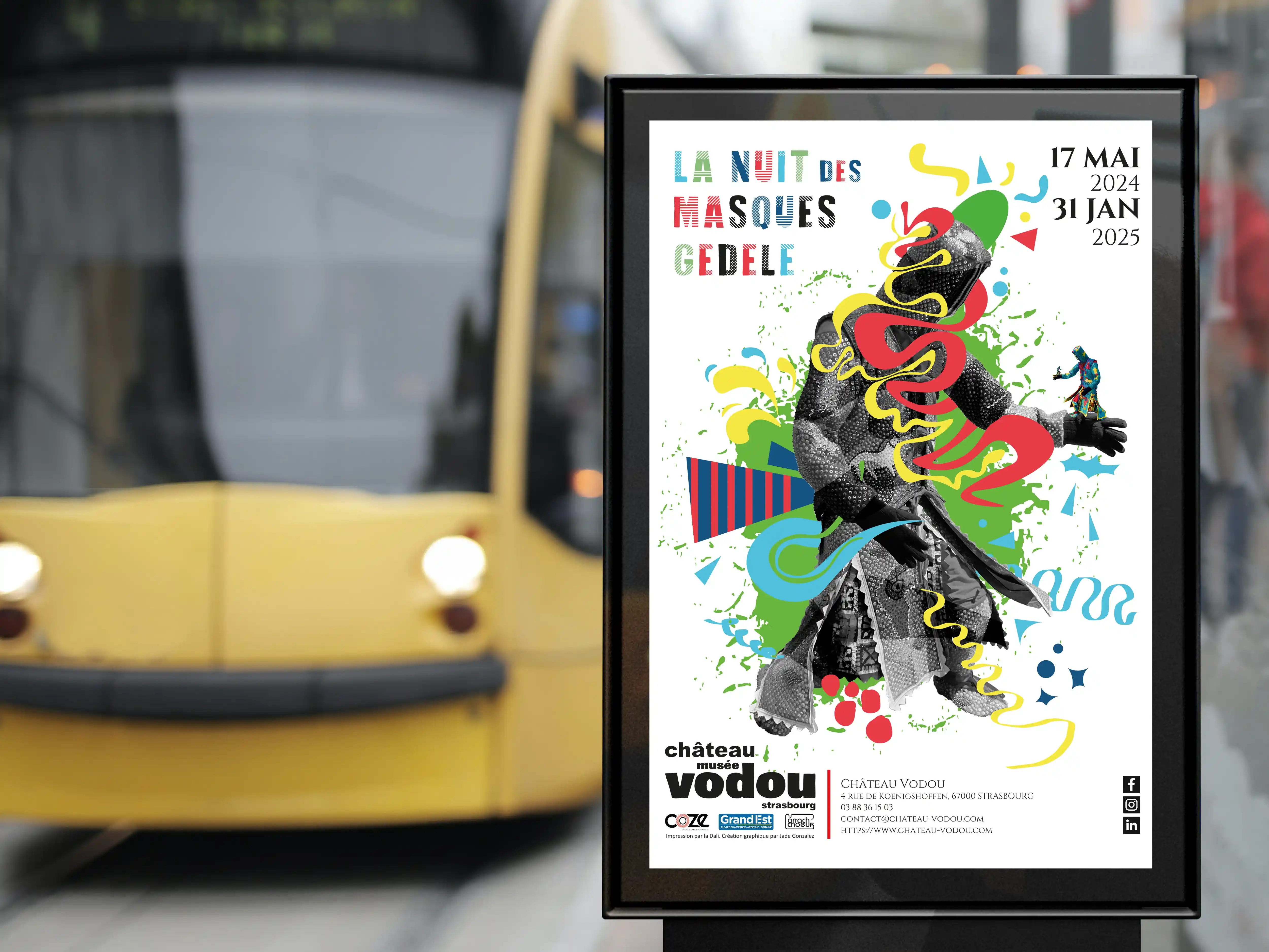 Affiche colorée