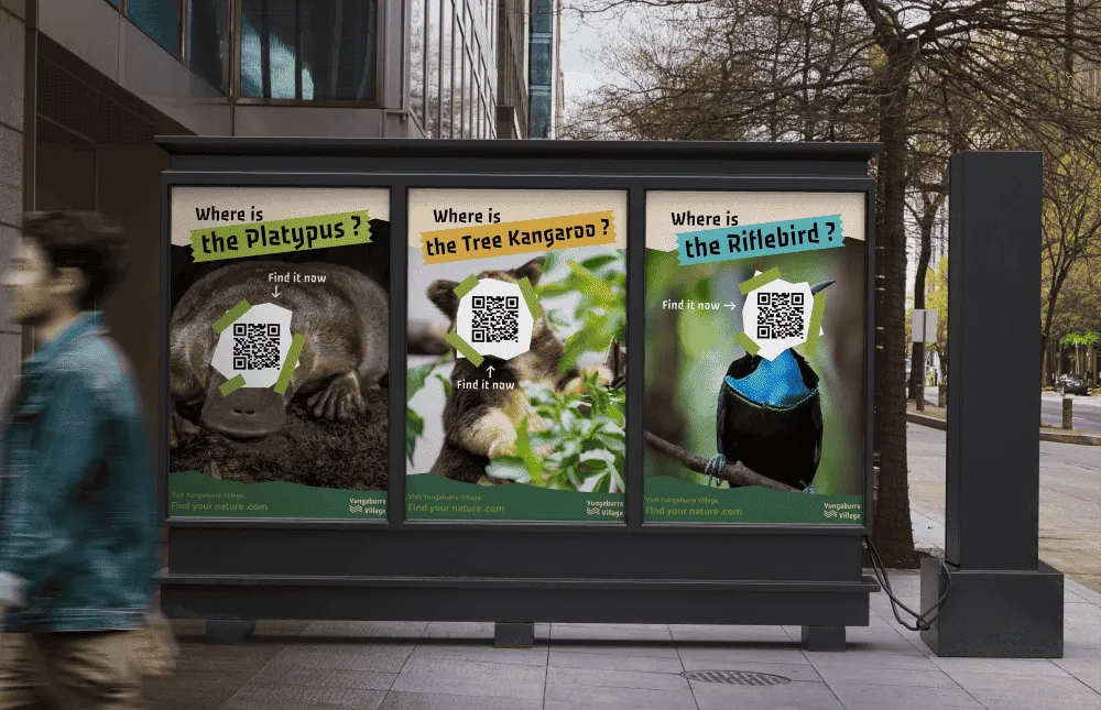 Trois affiches publicitaires